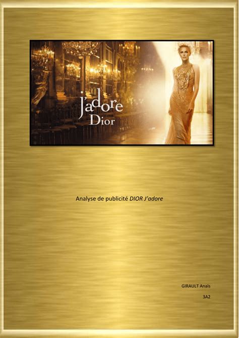 publicité dior affiche|ANALYSE DE LA PUBLICITE « Dior : j’adore ANALYSE DE.